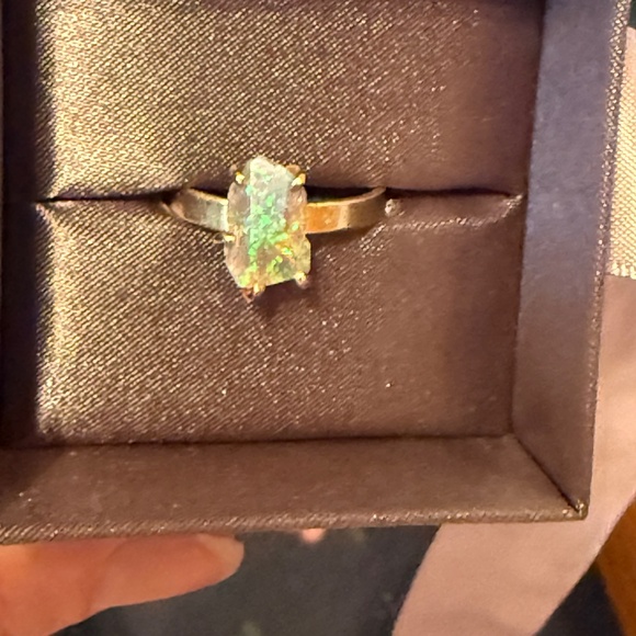 Australian opal ring - Picture 3 of 4